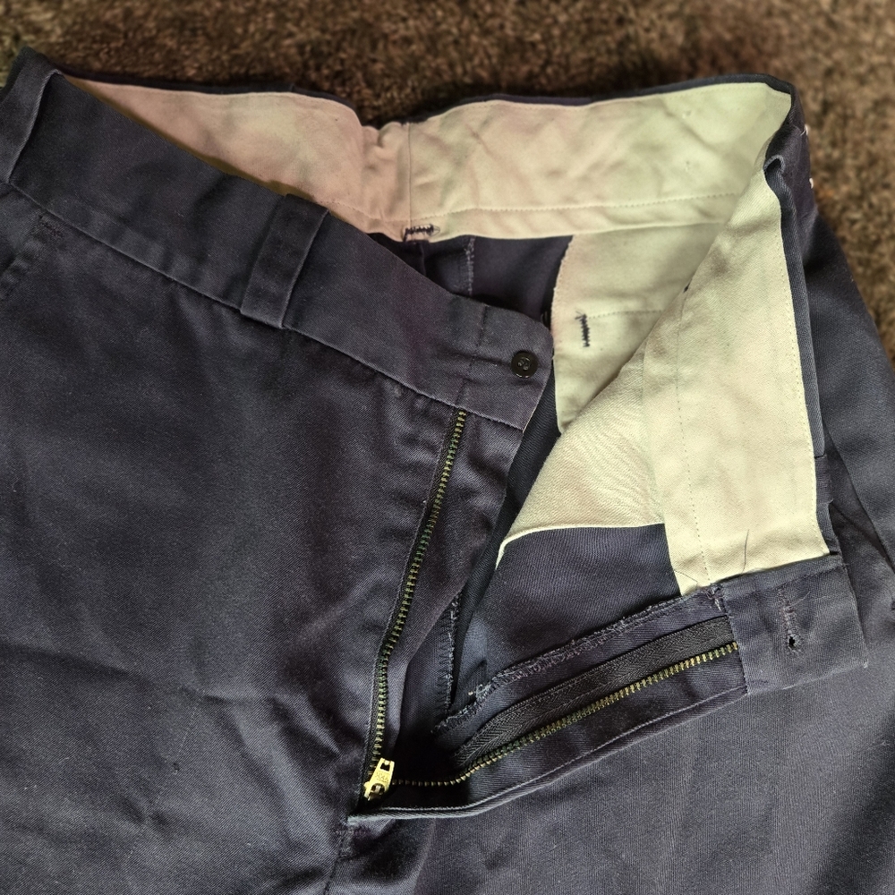 Big Mac vintage navy work shorts sz34L - Picture 2 of 5